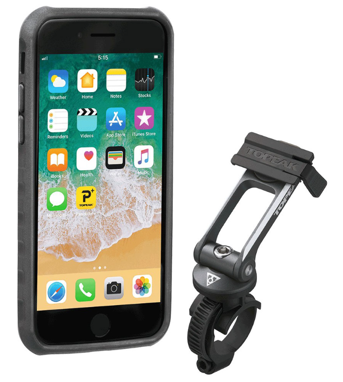 Deckung für iPhone XS Max mit Topaak Support Ridecase mit Mount