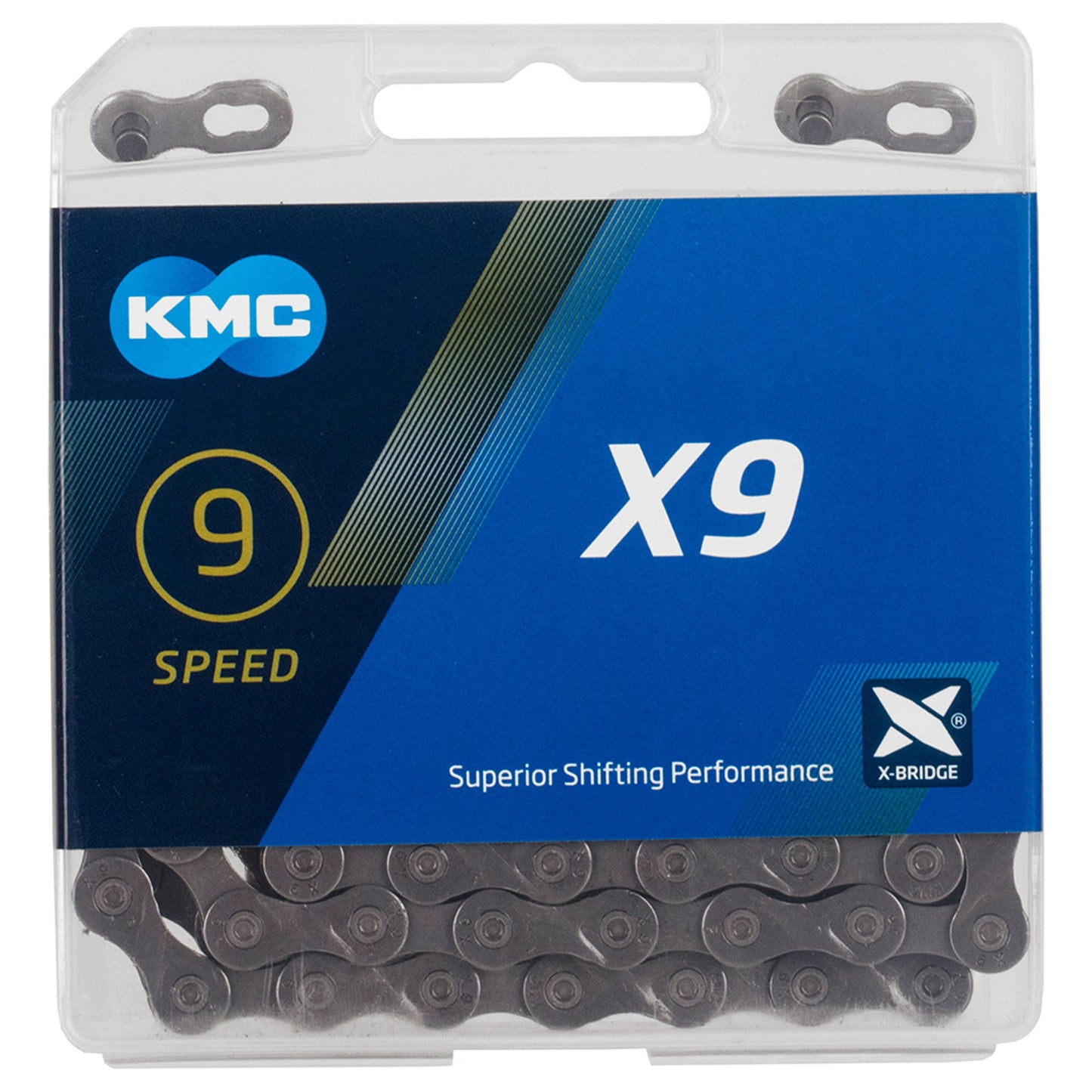 Catena KMC X9 - 9 Velocita' Silver / 114 L