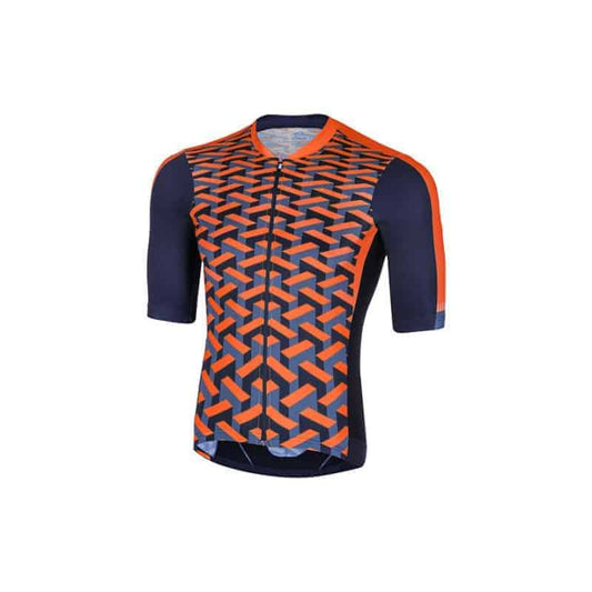 Zero RH+ Vértigo Jersey ECU0502 Camiseta en ciclismo Color naranja-blu