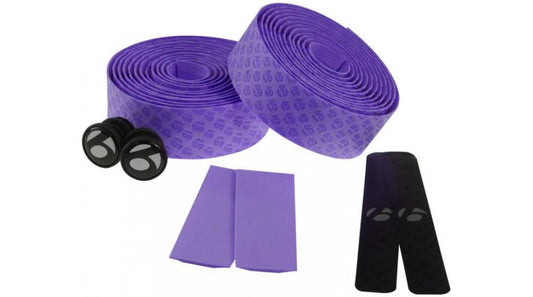 BonTrager Double Gel Cork Handlebar tape color purple color