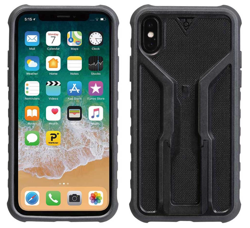 Deckung für iPhone XS Max mit Topaak Support Ridecase mit Mount