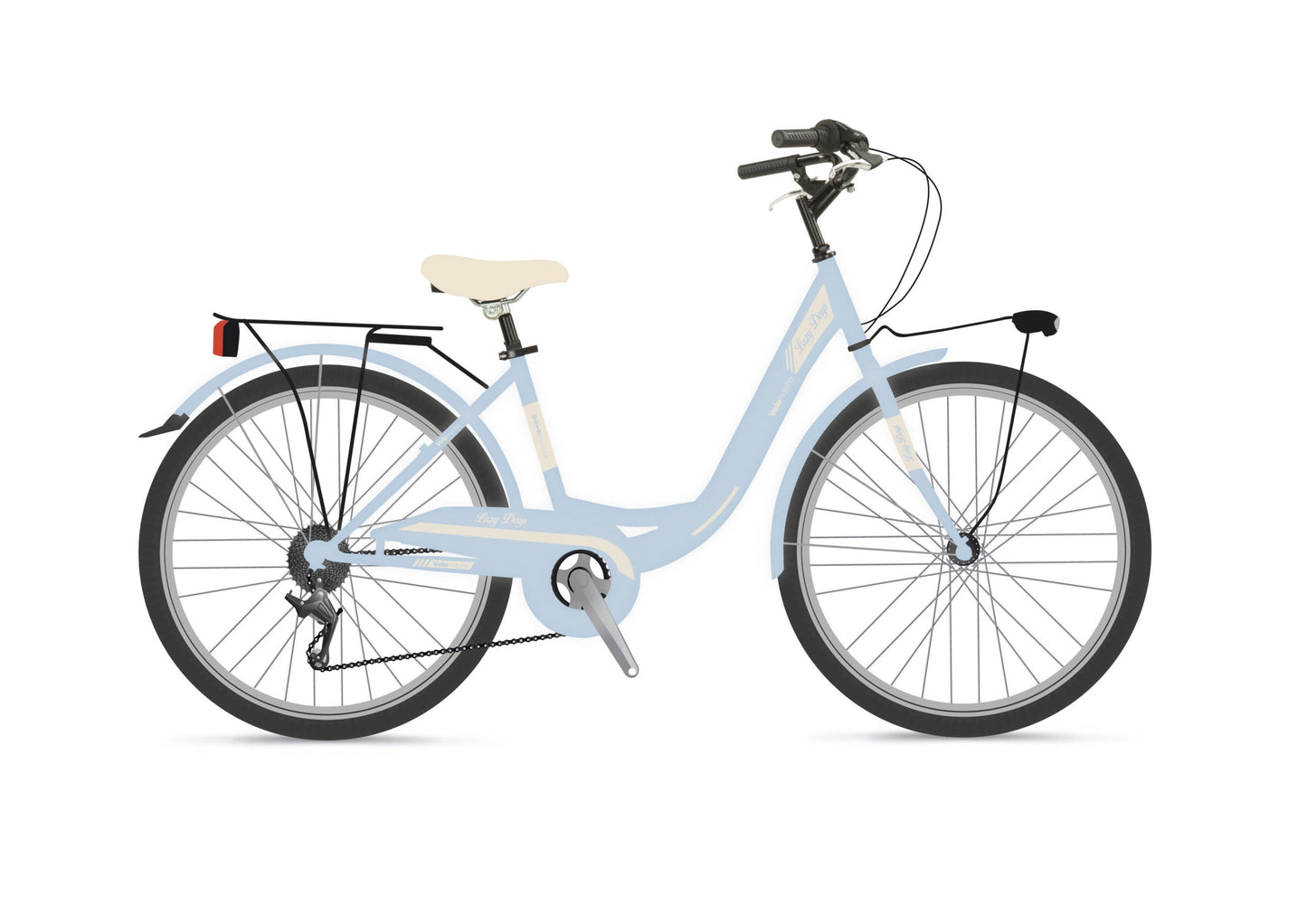 Velomarche M/Tubo 26 Lazy days 6v