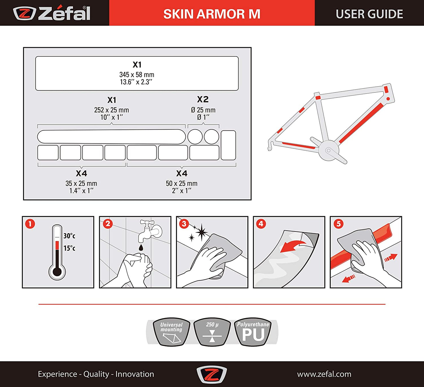 Zefal Skin Armor frame protection M