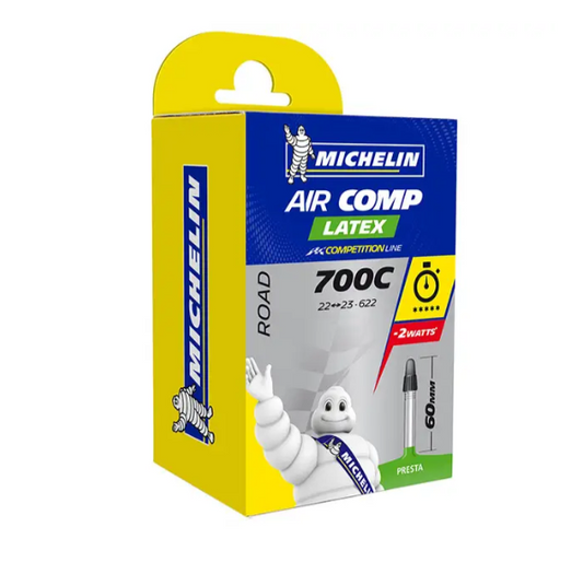 Michelin Air Comp Latex 700x22/23 Presta 60 mm Ventil