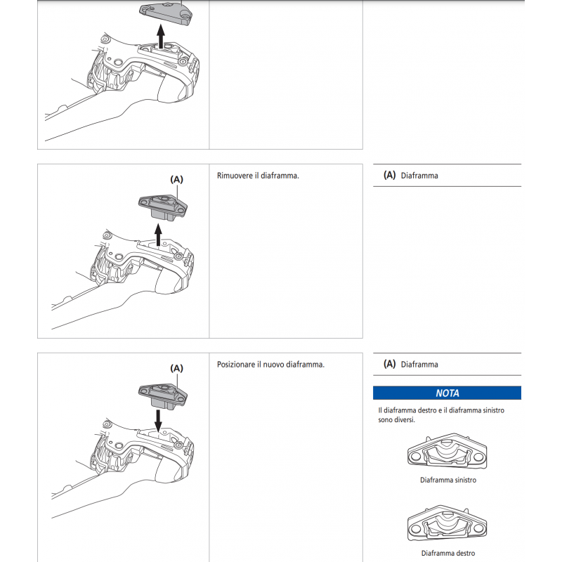 SHIMANO ST-R9120 Left Diaphragm