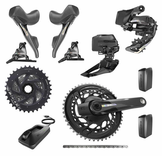 SRAM Force AXS D2 D2 Disc HRD 2x12V skupina s výkonem