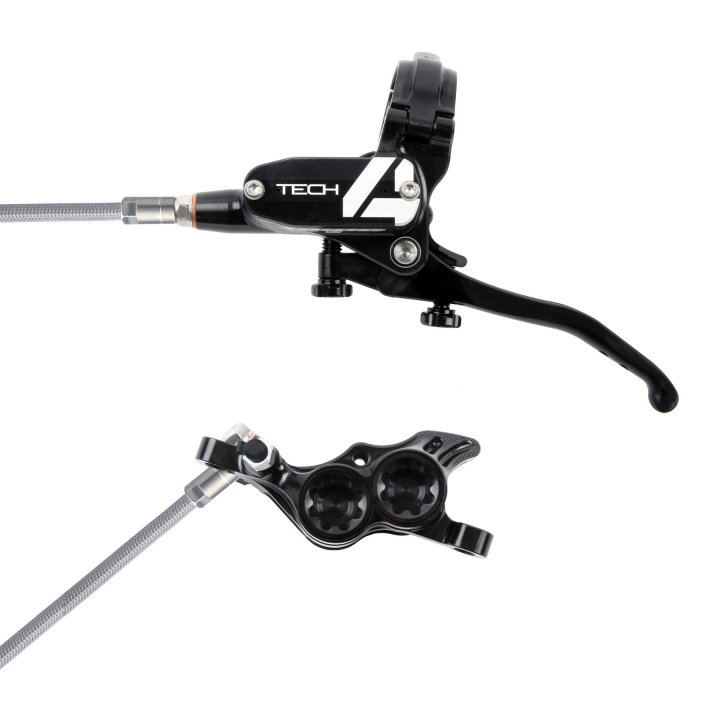 Hope Tech 4 E4 Disk Brake - Winterstaal - Left Lever