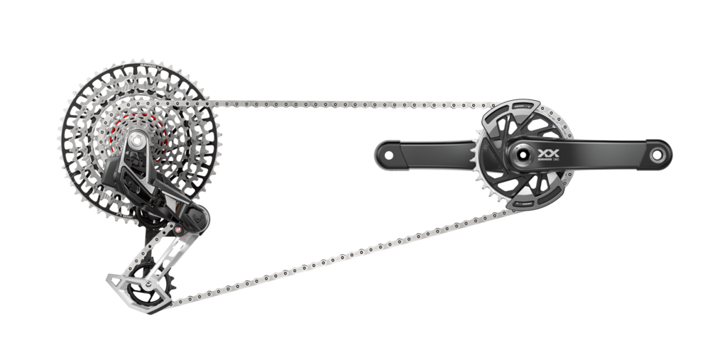 SRAM XX Eagle AXS Transmission T-Type-Gruppe