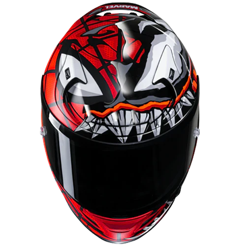 HJC RPHA 12 Casco de Venom Marvel MC1SF maximizado