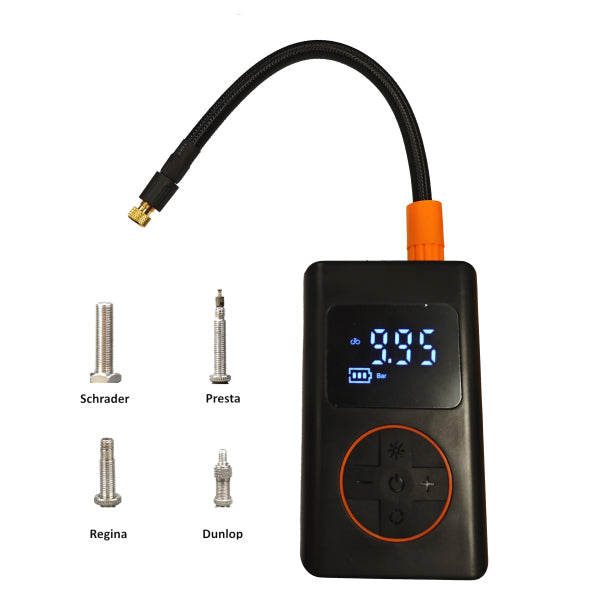 Barbieri Mini-Universalkompressor für alle Ventile 10 bar mit Digitalanzeige