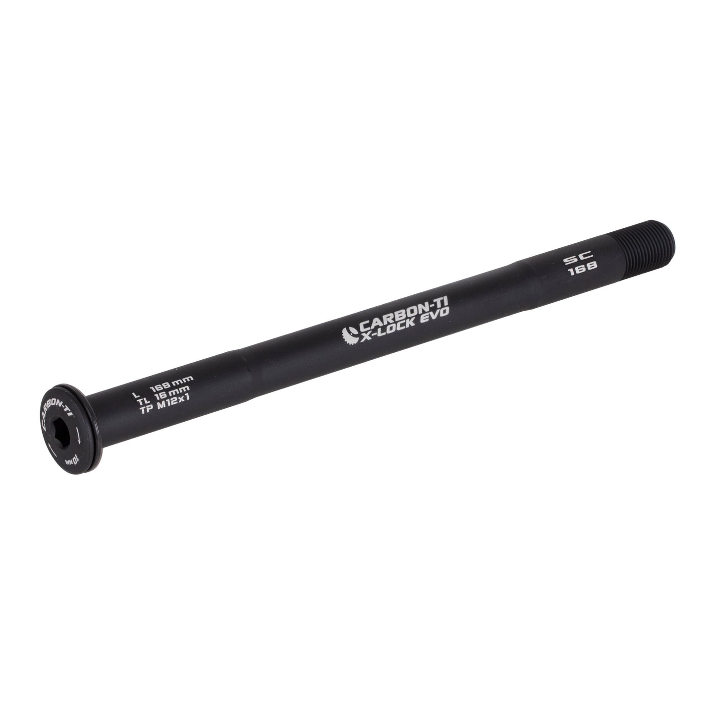 Czarne koło X-Lock EVO 12x1,0 (168 mm) z osią przelotową