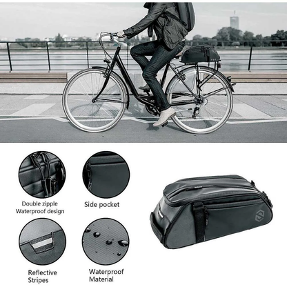 Skuad Explorer bag on the luggage rack - 9.5l