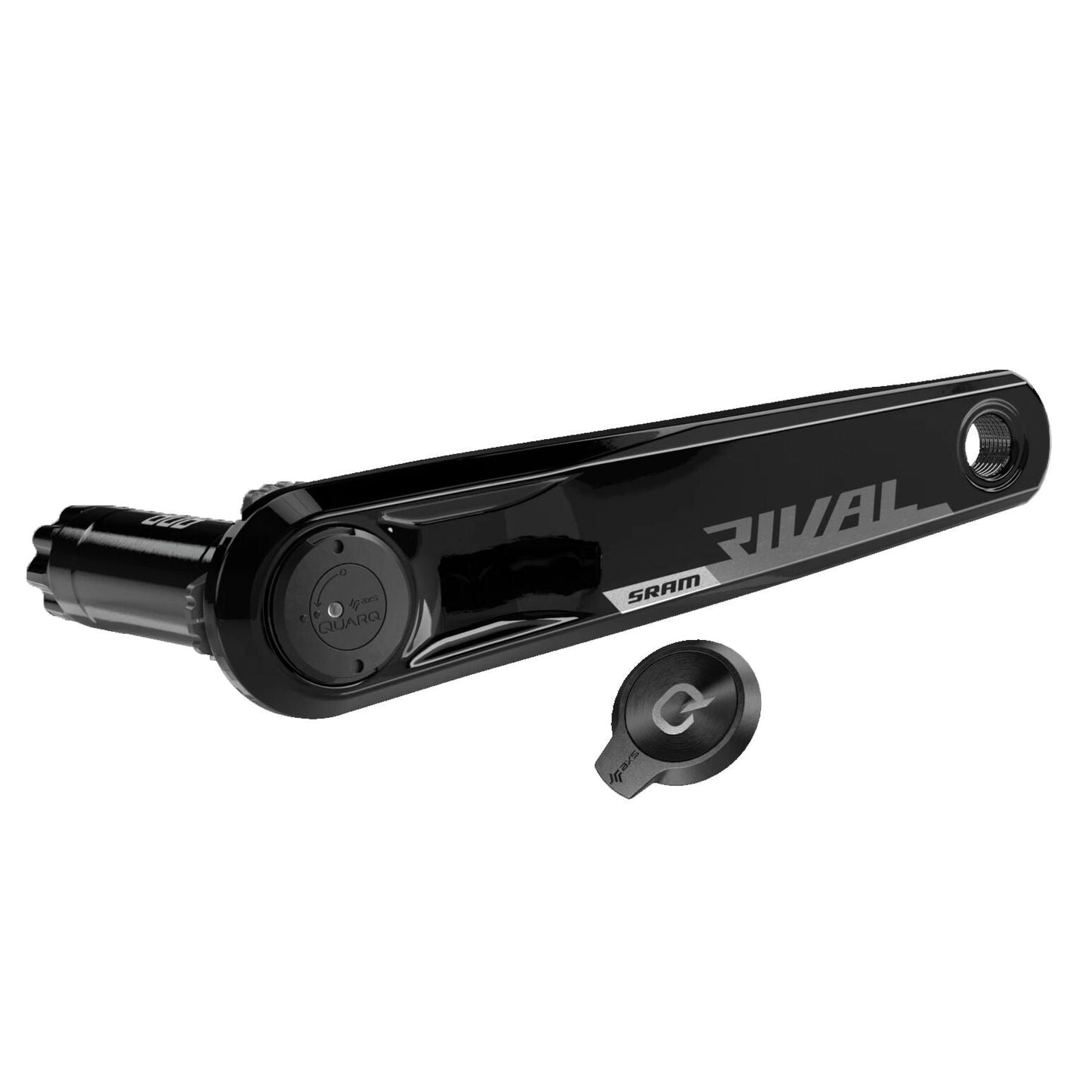 Left crash with SRAM Quartq Rival Axs D1 Dub power meter meter