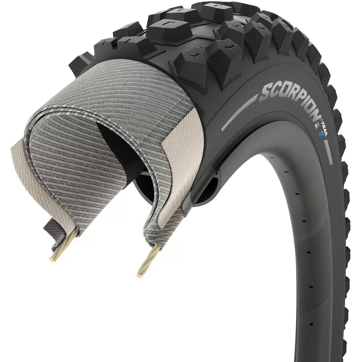 Dæk Pirelli Scorpion Trail S TLR Pro Wall SmartGrip Compound 29X2.4