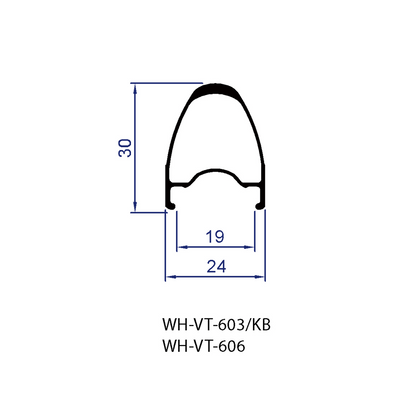 Vision Trimax 30 KB RIM Brake Wheels